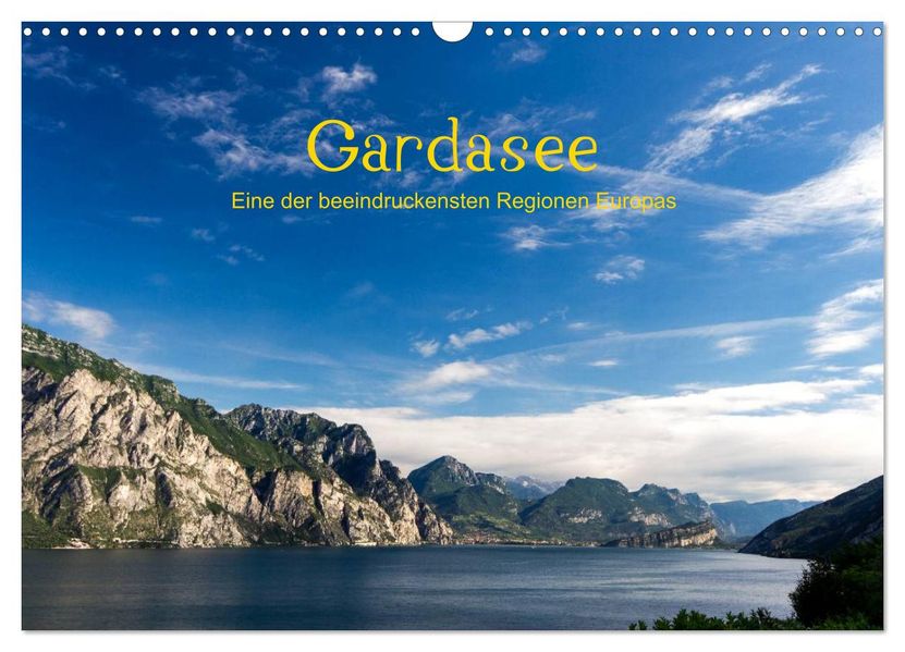 Gardasee / CH-Version (Wandkalender 2026 DIN A3 quer) CALVENDO Monatskalender