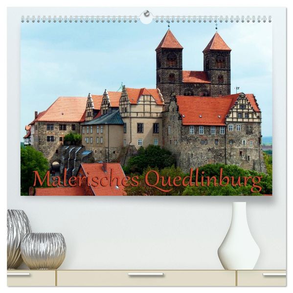 Malerisches Quedlinburg (hochwertiger Premium Wandkalender 2026 DIN A2 quer) Kunstdruck in Hochglanz