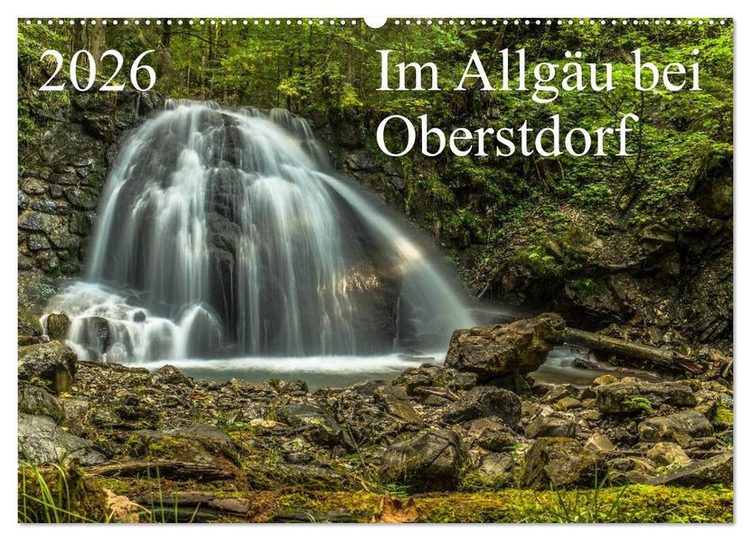 Im Allgäu bei Oberstdorf (Wandkalender 2026 DIN A2 quer) CALVENDO Monatskalender