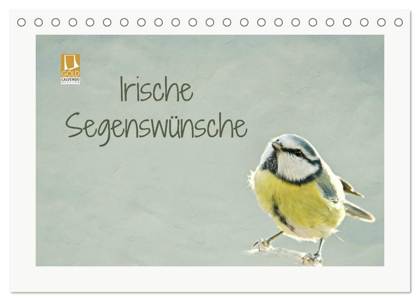Irische Segenswünsche (Tischkalender 2026 DIN A5 quer) CALVENDO Monatskalender