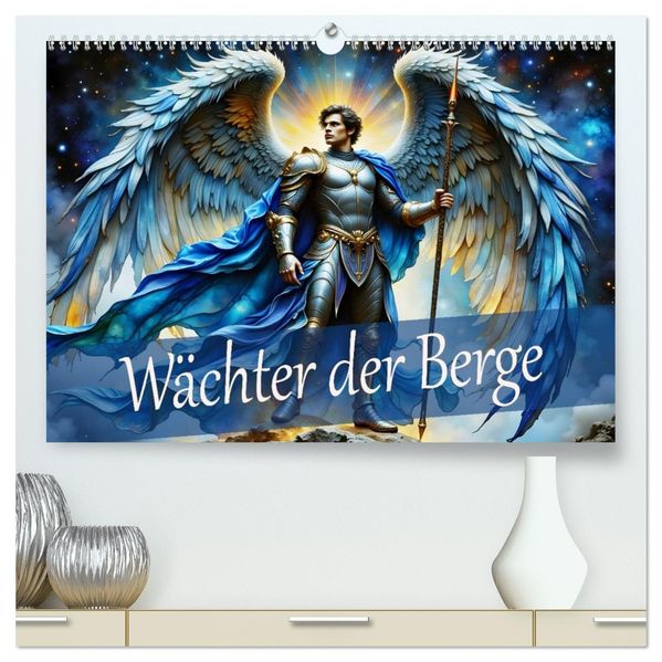 Wächter der Berge (hochwertiger Premium Wandkalender 2026 DIN A2 quer) Kunstdruck in Hochglanz