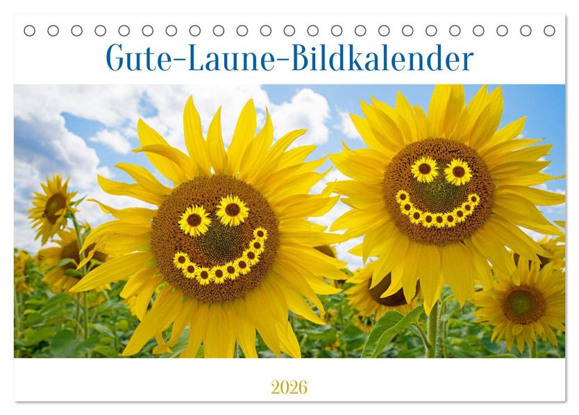 Gute-Laune-Bildkalender 2026 (Tischkalender 2026 DIN A5 quer) CALVENDO Monatskalender