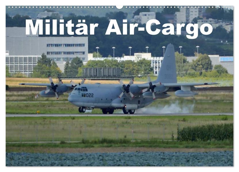 Militär Air-Cargo (Wandkalender 2026 DIN A2 quer) CALVENDO Monatskalender