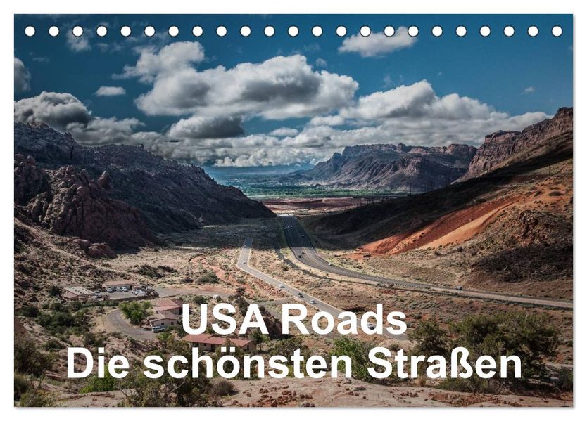 USA Roads (Tischkalender 2026 DIN A5 quer) CALVENDO Monatskalender