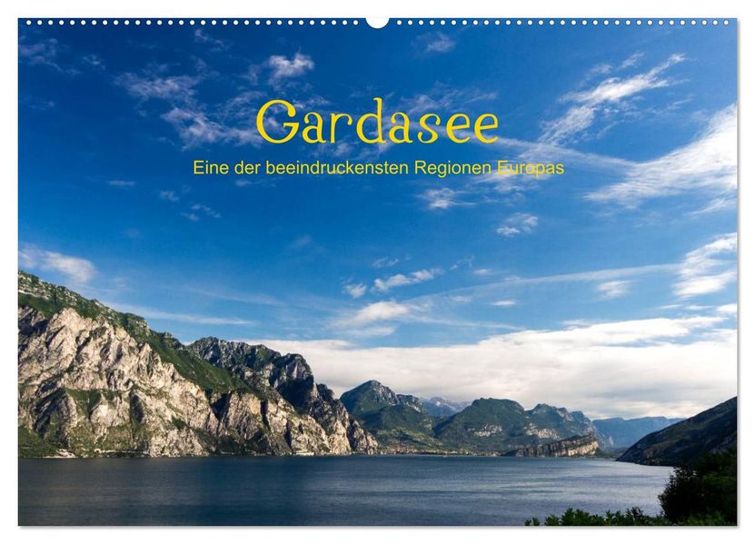 Gardasee / CH-Version (Wandkalender 2026 DIN A2 quer) CALVENDO Monatskalender
