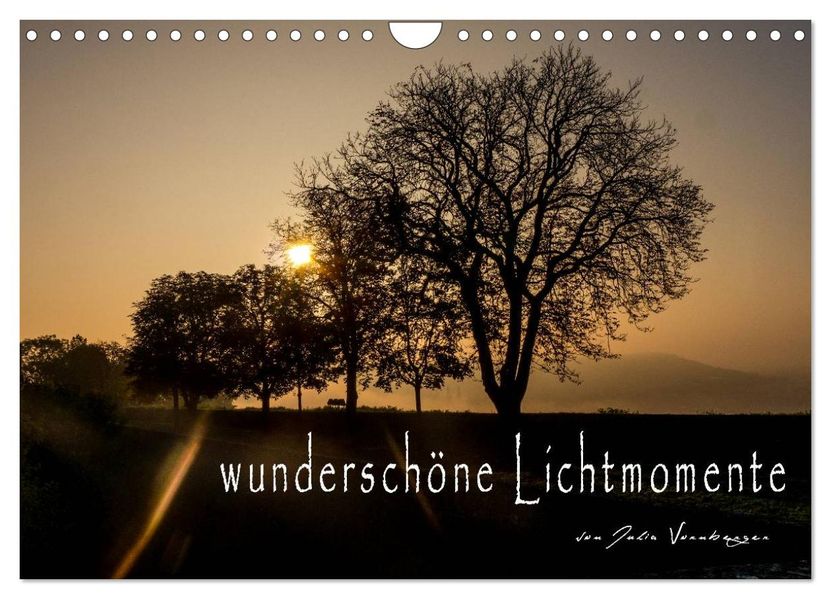 wunderschöne Lichtmomente (Wandkalender 2026 DIN A4 quer) CALVENDO Monatskalender