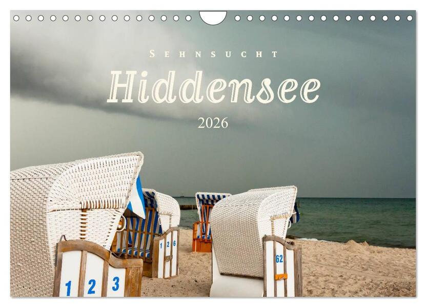 Sehnsucht Hiddensee 2026 (Wandkalender 2026 DIN A4 quer) CALVENDO Monatskalender