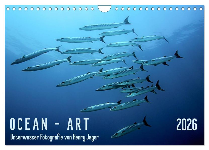 Ocean-Art / CH-Version (Wandkalender 2026 DIN A4 quer) CALVENDO Monatskalender
