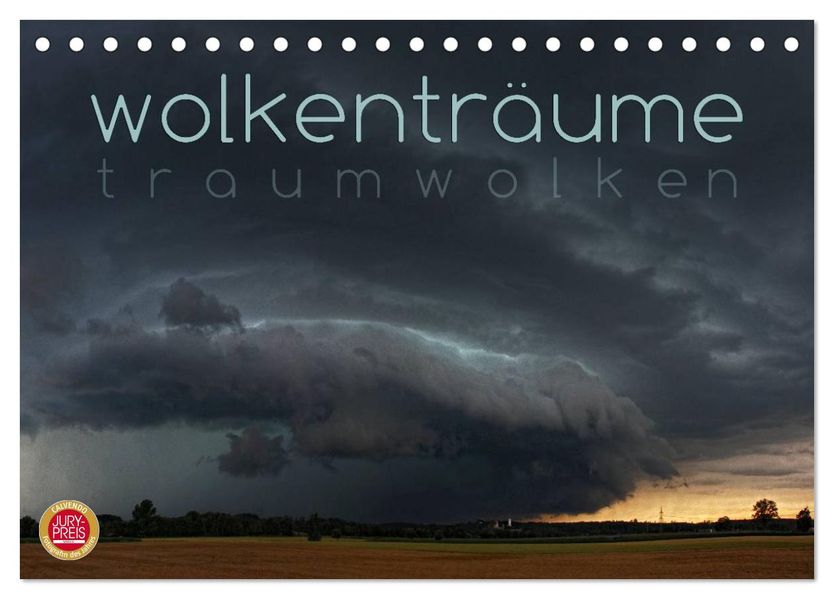 Wolkenträume - Traumwolken (Tischkalender 2026 DIN A5 quer) CALVENDO Monatskalender