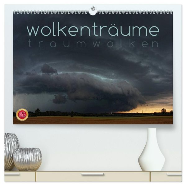 Wolkenträume - Traumwolken (hochwertiger Premium Wandkalender 2026 DIN A2 quer) Kunstdruck in Hochglanz