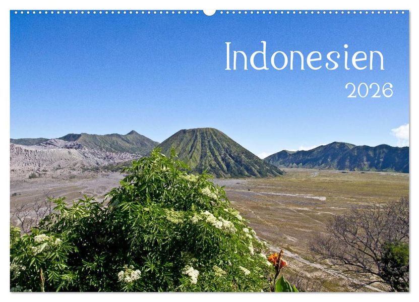 Indonesien (Wandkalender 2026 DIN A2 quer) CALVENDO Monatskalender