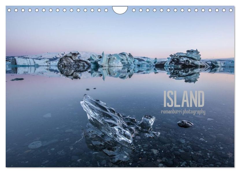 Island (Wandkalender 2026 DIN A4 quer) CALVENDO Monatskalender