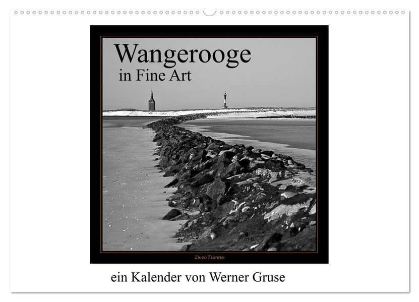 Wangerooge in Fine Art (Wandkalender 2026 DIN A2 quer) CALVENDO Monatskalender
