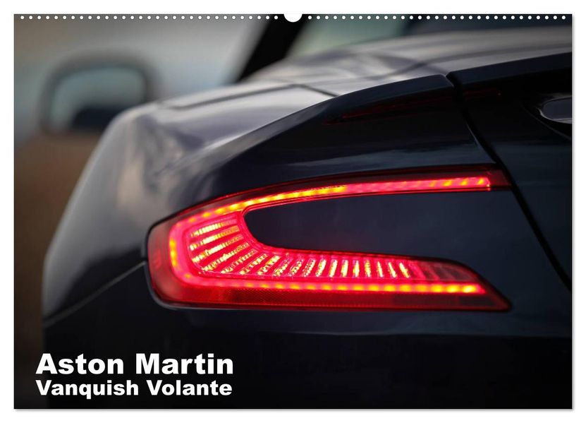 Aston Martin Vanquish Volante (Wandkalender 2026 DIN A2 quer) CALVENDO Monatskalender