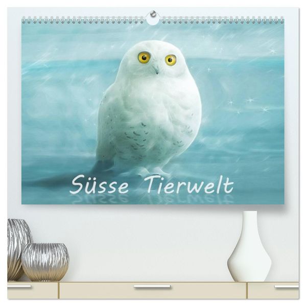 Süsse Tierwelt / CH-Version / Geburtstagskalender (hochwertiger Premium Wandkalender 2026 DIN A2 quer) Kunstdruck in Hochglanz