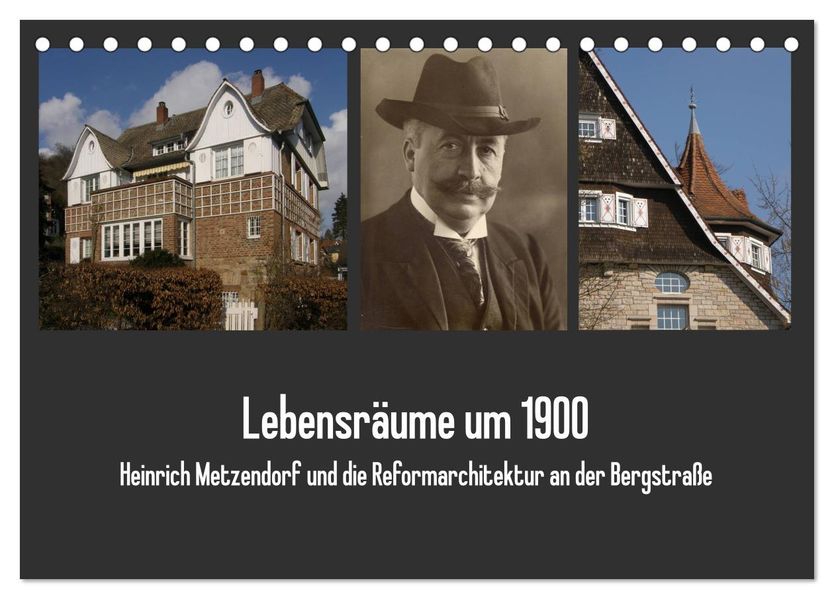 Lebensräume um 1900 (Tischkalender 2026 DIN A5 quer) CALVENDO Monatskalender
