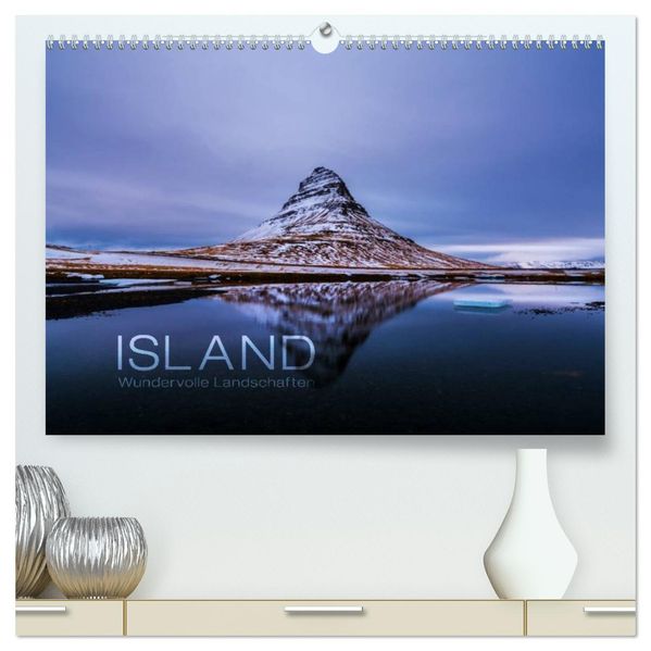 Island - Wundervolle Landschaften (hochwertiger Premium Wandkalender 2026 DIN A2 quer) Kunstdruck in Hochglanz