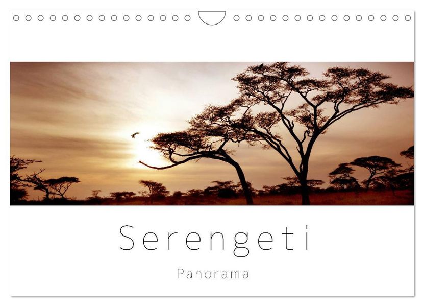 Serengeti Panorama (Wandkalender 2026 DIN A4 quer) CALVENDO Monatskalender
