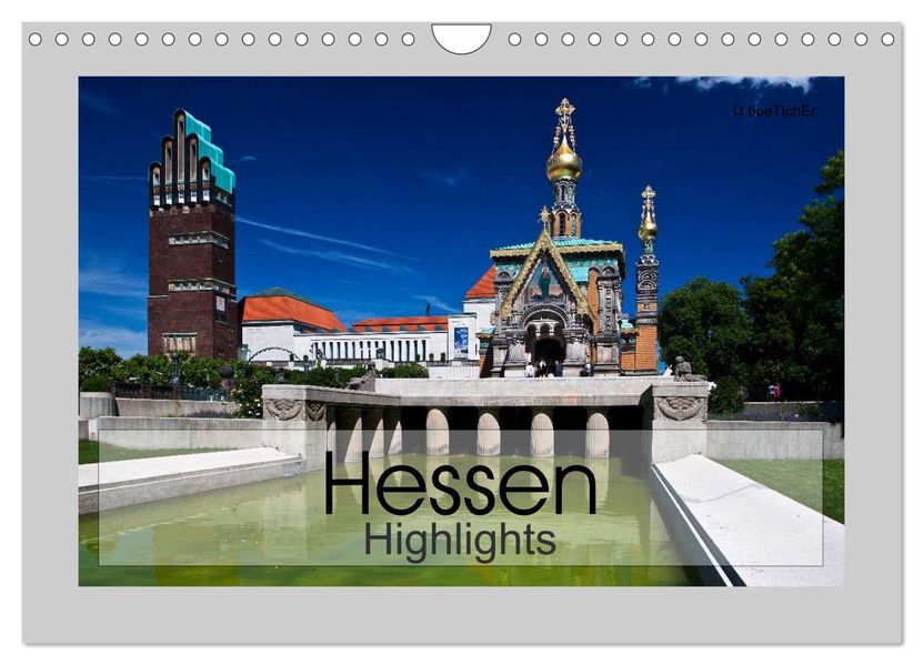 Hessen Highlights (Wandkalender 2026 DIN A4 quer) CALVENDO Monatskalender