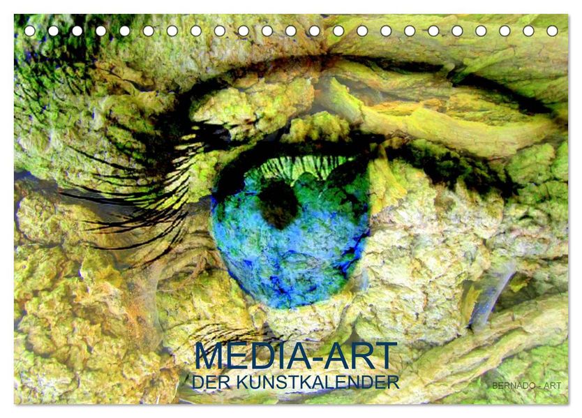 MEDIA-ART Der Kunstkalender (Tischkalender 2026 DIN A5 quer) CALVENDO Monatskalender