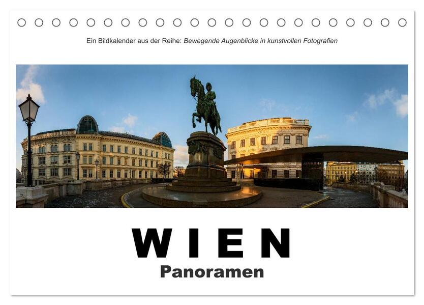 Wien Panoramen (Tischkalender 2026 DIN A5 quer) CALVENDO Monatskalender