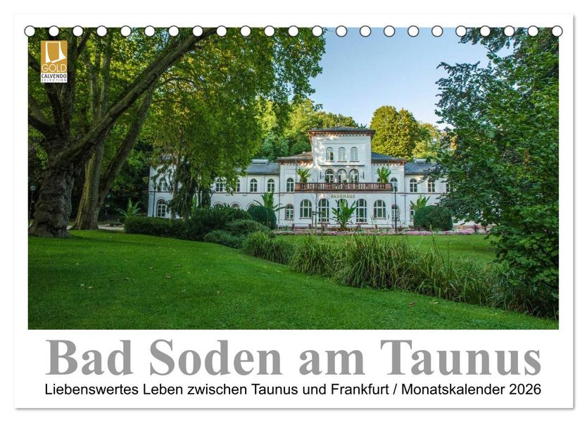 Bad Soden am Taunus (Tischkalender 2026 DIN A5 quer) CALVENDO Monatskalender