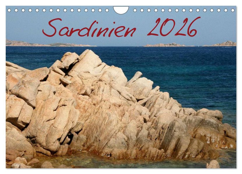 Sardinien 2026 (Wandkalender 2026 DIN A4 quer) CALVENDO Monatskalender
