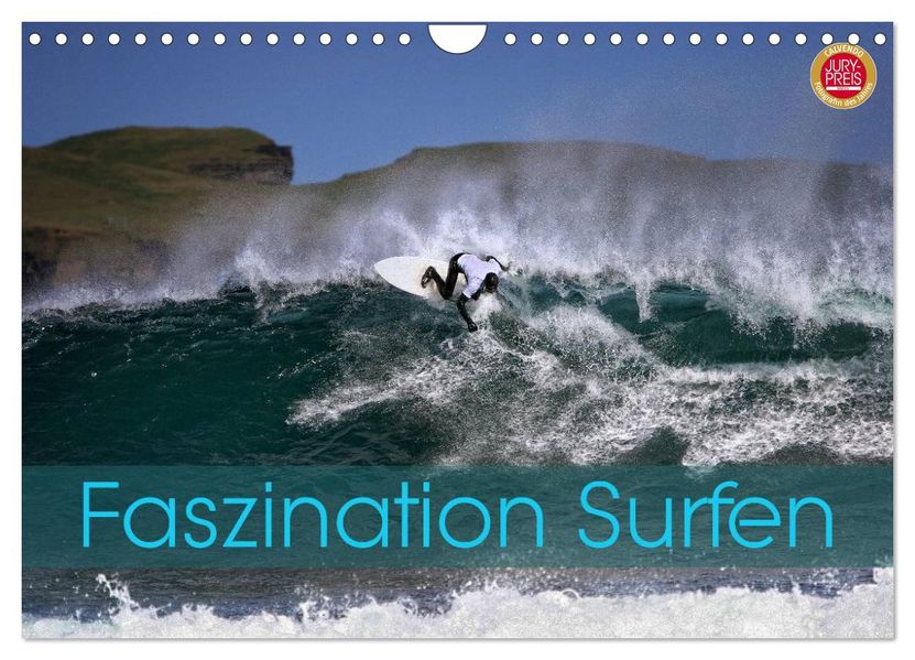 Faszination Surfen (Wandkalender 2026 DIN A4 quer) CALVENDO Monatskalender