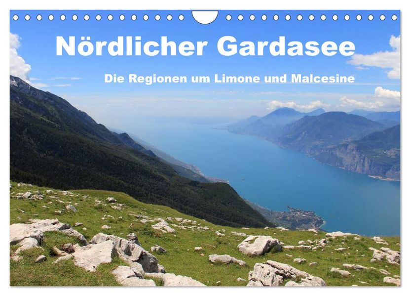 Nördlicher Gardasee - Die Regionen um Limone und Malcesine (Wandkalender 2026 DIN A4 quer) CALVENDO Monatskalender