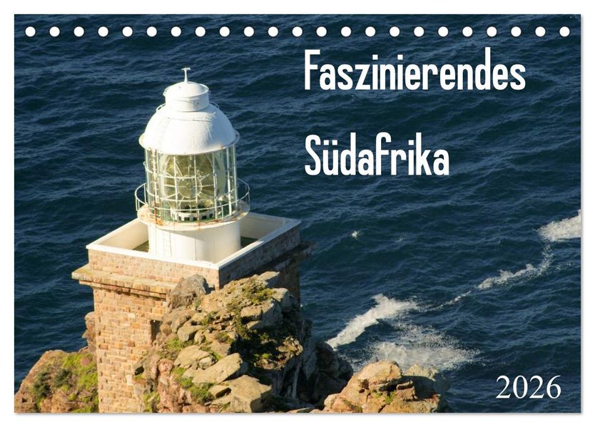 Faszinierendes Südafrika (Tischkalender 2026 DIN A5 quer) CALVENDO Monatskalender