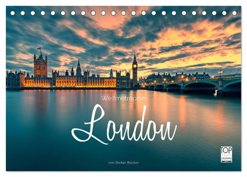 Weltmetropole London (Tischkalender 2026 DIN A5 quer) CALVENDO Monatskalender