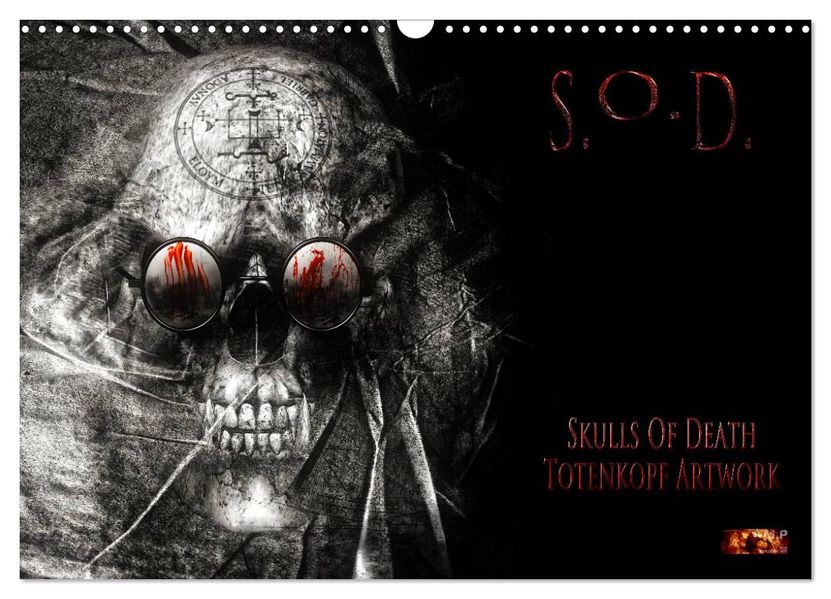 S.O.D. - Skulls Of Death Vol. II - Totenkopf Artworks (Wandkalender 2026 DIN A3 quer) CALVENDO Monatskalender