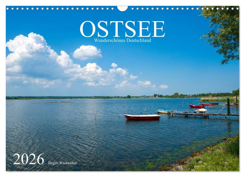 OSTSEE Wunderschönes Deutschland (Wandkalender 2026 DIN A3 quer) CALVENDO Monatskalender