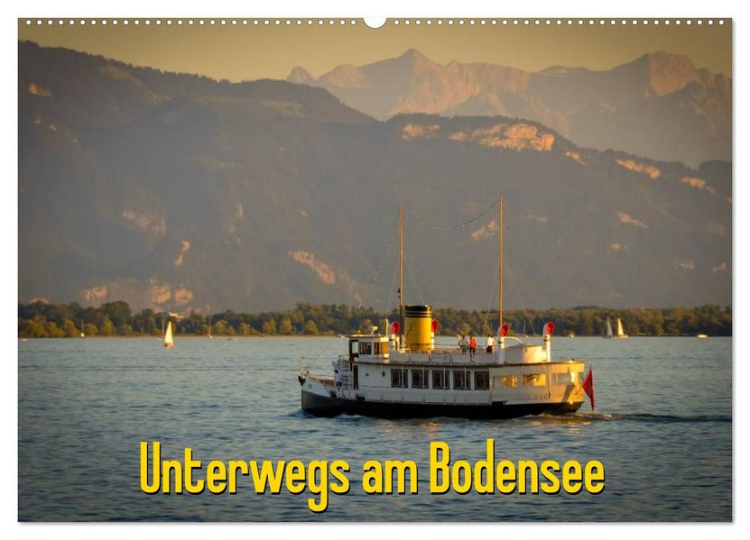 Unterwegs am Bodensee (Wandkalender 2026 DIN A2 quer) CALVENDO Monatskalender