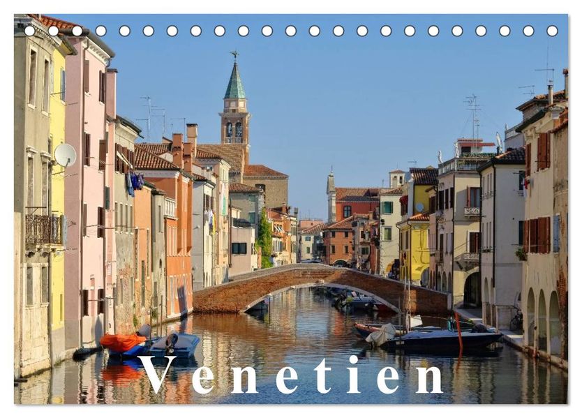 Venetien (Tischkalender 2026 DIN A5 quer) CALVENDO Monatskalender