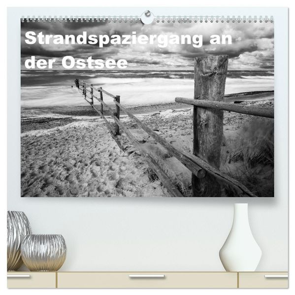 Strandspaziergang an der Ostsee (hochwertiger Premium Wandkalender 2026 DIN A2 quer) Kunstdruck in Hochglanz