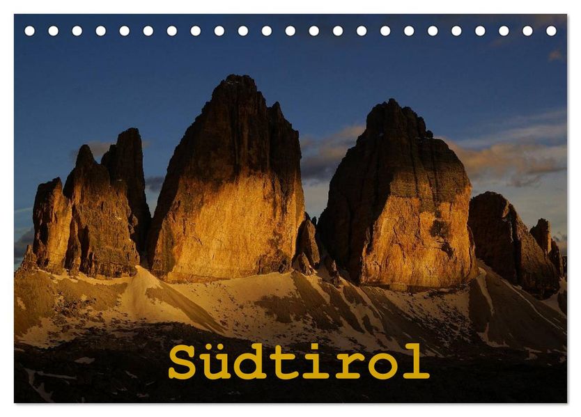 Südtirol im Jahreslauf (Tischkalender 2026 DIN A5 quer) CALVENDO Monatskalender