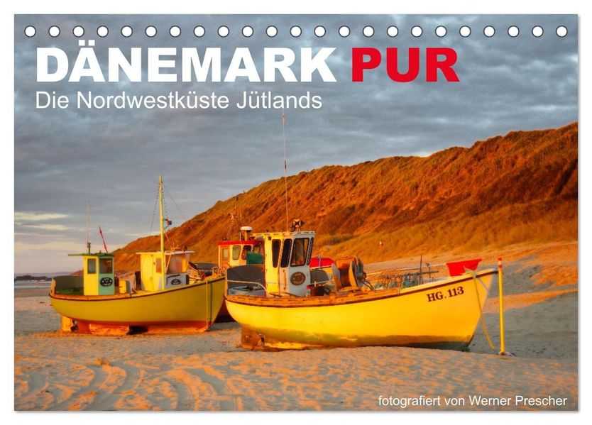 Dänemark Pur (Tischkalender 2026 DIN A5 quer) CALVENDO Monatskalender