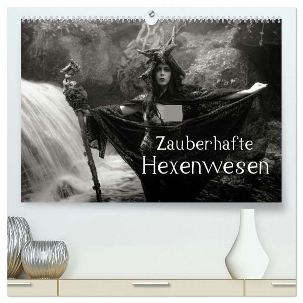 Zauberhafte Hexenwesen (hochwertiger Premium Wandkalender 2026 DIN A2 quer) Kunstdruck in Hochglanz