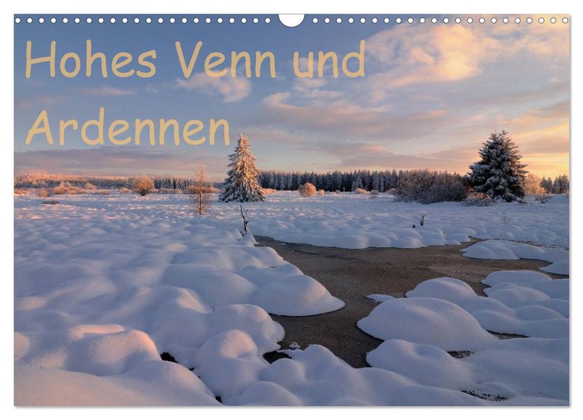Hohes Venn und Ardennen (Wandkalender 2026 DIN A3 quer) CALVENDO Monatskalender