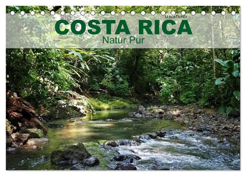 Costa Rica - Natur Pur (Tischkalender 2026 DIN A5 quer) CALVENDO Monatskalender