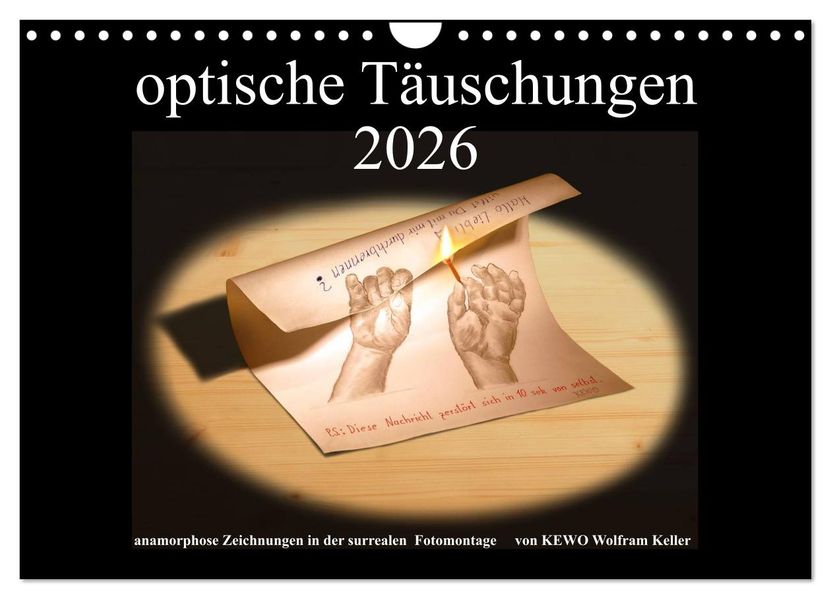 optische Täuschungen 2026 (Wandkalender 2026 DIN A4 quer) CALVENDO Monatskalender