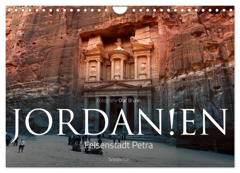 Jordanien - Felsenstadt Petra (Wandkalender 2026 DIN A4 quer) CALVENDO Monatskalender