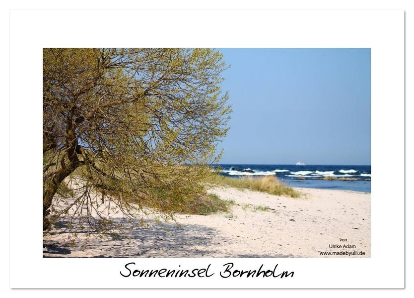 Sonneninsel Bornholm (Tischkalender 2026 DIN A5 quer) CALVENDO Monatskalender