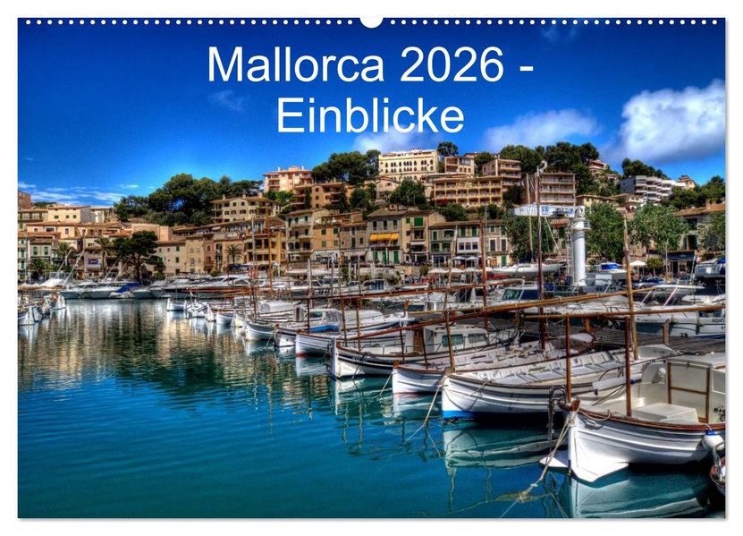 Mallorca 2026 - Einblicke (Wandkalender 2026 DIN A2 quer) CALVENDO Monatskalender