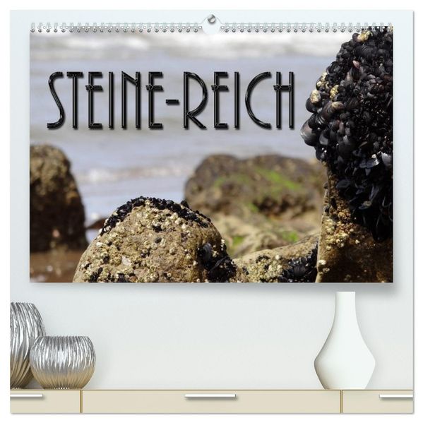 Steine-Reich (hochwertiger Premium Wandkalender 2026 DIN A2 quer) Kunstdruck in Hochglanz