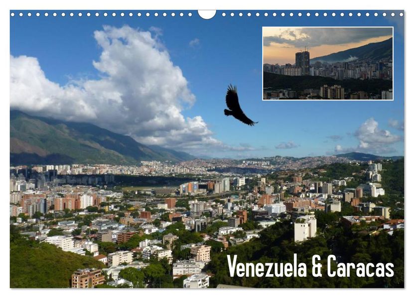 Venezuela & Caracas (Wandkalender 2026 DIN A3 quer) CALVENDO Monatskalender