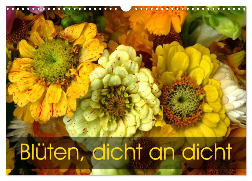 Blüten dicht an dicht (Wandkalender 2026 DIN A3 quer) CALVENDO Monatskalender