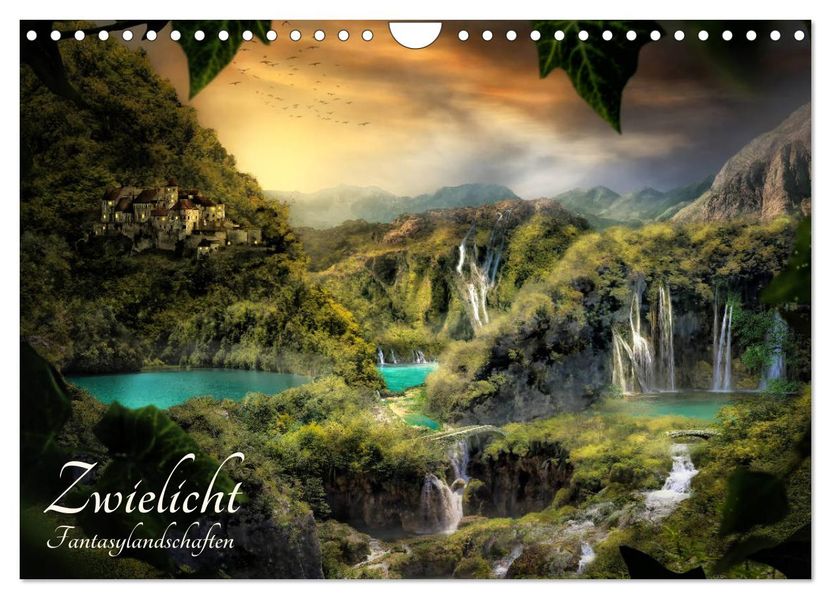 Zwielicht - Fantasylandschaften (Wandkalender 2026 DIN A4 quer) CALVENDO Monatskalender