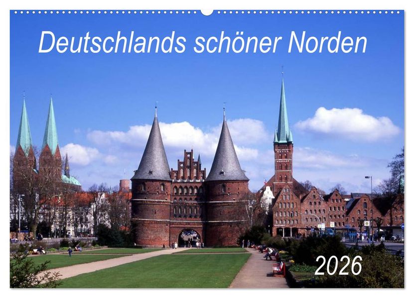 Deutschlands schöner Norden (Wandkalender 2026 DIN A2 quer) CALVENDO Monatskalender